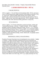 Pirmasis pasaulinis karas, Lietuvos valstybės atkūrimas 4 puslapis