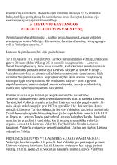 Pirmasis pasaulinis karas, Lietuvos valstybės atkūrimas 7 puslapis