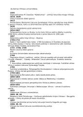 Svarbiausios Vilniaus miesto istorijos datos 3 puslapis