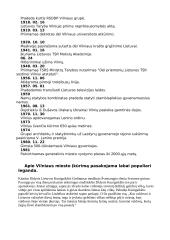 Svarbiausios Vilniaus miesto istorijos datos 4 puslapis
