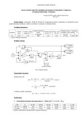 Nuolatinės srovės nepriklausomojo žadinimo variklio charakteristikų analizė naudojantis “MatLab–SimuLink”