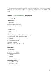 Kaimo turizmo sodybų analizė Lietuvos regionuose