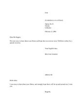 Social and business letters 3 puslapis