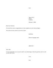 Social and business letters 5 puslapis