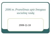 2006 metų pranešimas apie žmogaus socialinę raidą