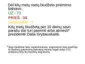 2010-2011 metų Lietuvos Respublikos (LR) biudžetų palyginimas 5 puslapis