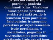 A. Maslow poreikių hierarchija 11 puslapis