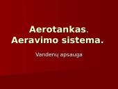 Aerotankas. Aeravimo sistema