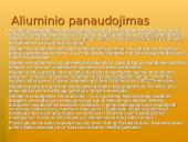 Aliuminis (Al) 9 puslapis