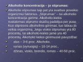Alkoholis, alkoholio poveikis žmogui ir visuomenei 13 puslapis