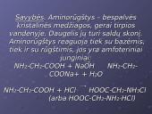 Aminorūgščių organiniai junginiai 5 puslapis