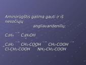 Aminorūgščių organiniai junginiai 10 puslapis