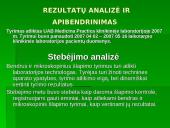 Analizatoriumi ir mikroskopiniu metodu atliekamų šlapimo tyrimų palyginimas 4 puslapis