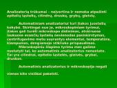 Analizatoriumi ir mikroskopiniu metodu atliekamų šlapimo tyrimų palyginimas 10 puslapis