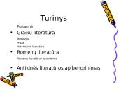 Antikinė (graikų ir romėnų) literatūra 2 puslapis