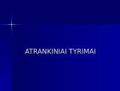 Atrankiniai tyrimai
