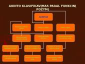 Audito rūšys, klasifikavimas bei jo būtinumas 11 puslapis