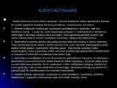 Audito rūšys, klasifikavimas bei jo būtinumas 8 puslapis