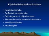 Auditas. Finansinės institucijos. Kompanijos perėmimas. 4 puslapis