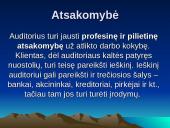 Auditas. Finansinės institucijos. Kompanijos perėmimas. 10 puslapis