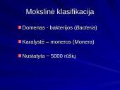 Bakterijų klasifikacija, dauginimasis, reikšmė bei sandara 2 puslapis