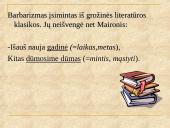 Barbarizmai kalboje 11 puslapis