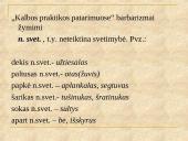 Barbarizmai kalboje 3 puslapis