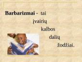 Barbarizmai kalboje 7 puslapis