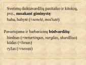 Barbarizmai kalboje 9 puslapis