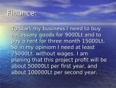 Business plan: Individual Trade "Jacket-in" 11 puslapis