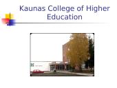 Colleges in Lithuania 13 puslapis