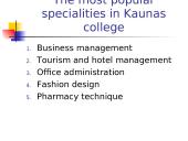 Colleges in Lithuania 15 puslapis