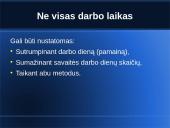 Darbo laiko reikšmė ir sąvoka 19 puslapis