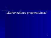 Darbo našumo prognozavimas