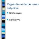 Darbo teisė kaip teisės šaka 9 puslapis