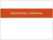 Darbuotojų mokymas