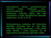 Daugiakalbiškumo problemos kompiuteriuose 12 puslapis