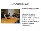Derybų taktika 6 puslapis