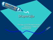 Dispersija