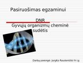 DNR. Gyvųjų organizmų cheminė sudėtis