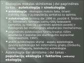 Ekologijos mokslas 8 puslapis