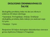 Ekologiškų produktų gamybos techniniai ir organizaciniai ypatumai Europos šalyse 2 puslapis