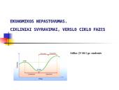 Ekonomikos nepastovumas, cikliniai svyravimai