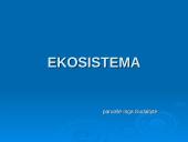 Ekosistema ekologijoje