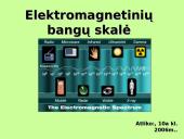 Elektromagnetinių bangų skalė ir šviesa