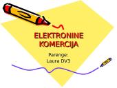 Elektroninė komercija ir jos rūšys
