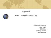 Elektroninė komercija. Kas tai? 