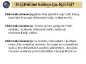 Elektroninė komercija. Kas tai?  2 puslapis