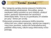 Elektroninė komercija. Kas tai?  8 puslapis