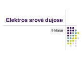 Elektros srovės procesai dujose